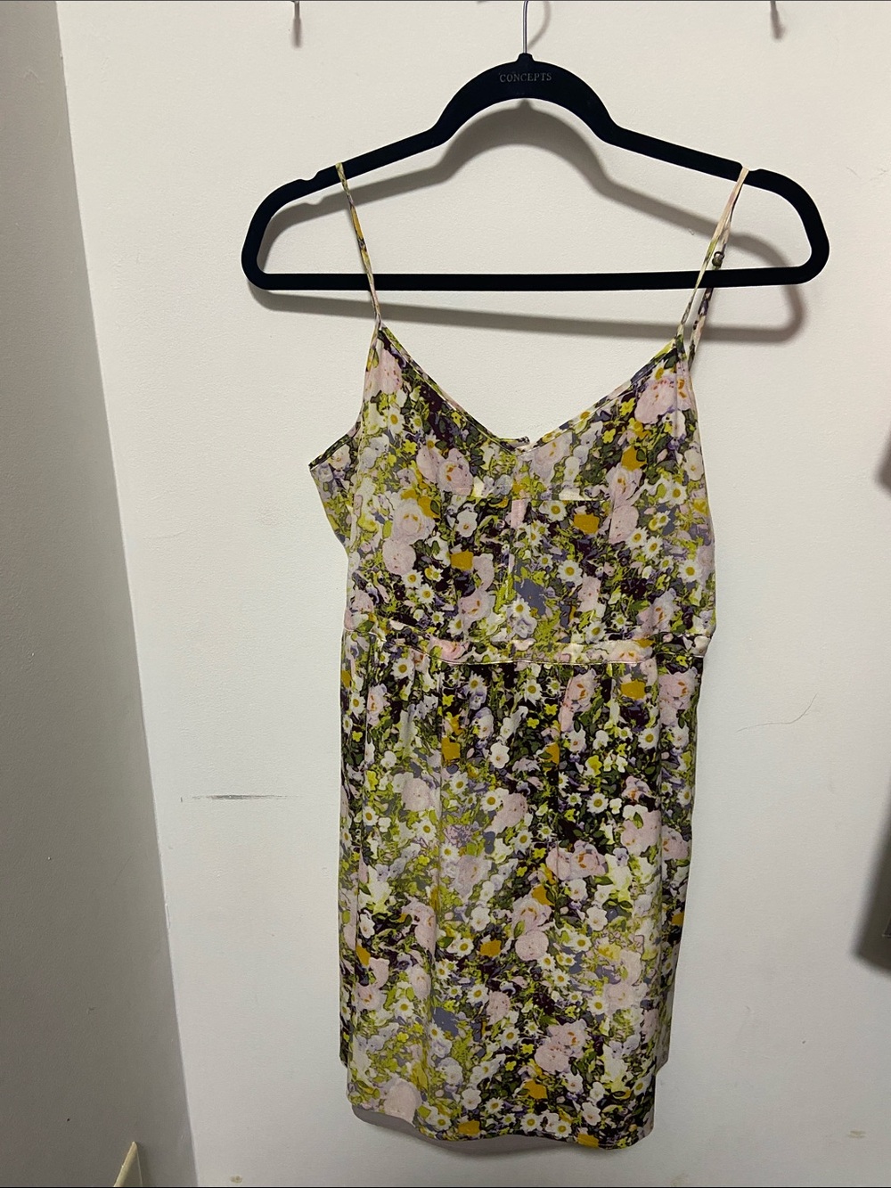 Madewell Floral Slip Dress - Lightweight Pink & Green Summer Dress